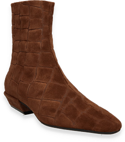 Phillip Hardy Damen-Stiefeletten aus Leder 105222000012 (Mittelbraun)