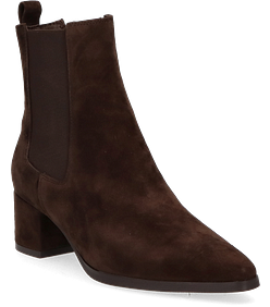 DI LAURO Damen-Stiefeletten aus Leder 106202000063 (Braun)