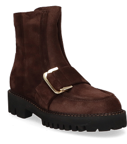 Trumans Damen-Boots aus Leder 102202000046 (Braun)