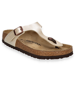 Birkenstock GIZEH Damen-Zehentrenner 591301000009 (Perlweiß)