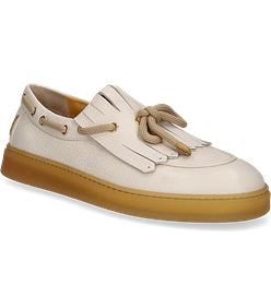 Trumans Damen-Bootsschuhe aus Leder 101301000042 (Beige)