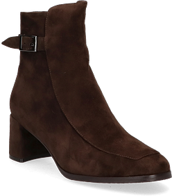 DI LAURO Damen-Stiefeletten aus Leder 106202000065 (Braun)