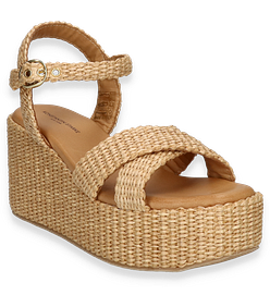 Konstantin Starke Damen-Keilabsatz-Sandalen 183307000002 (Beige)