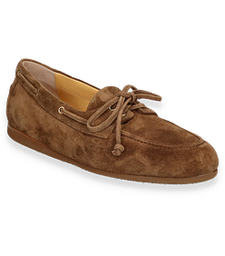 Trumans Damen-Bootsschuhe aus Leder 101222000218 (Mittelbraun)