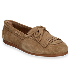 Sí Damen-Schnürschuhe aus Leder 101302000320 (Beige)